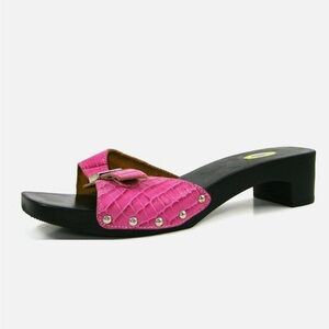 Dr. Scholl's The Original Embossed Wooden Slide Sandals